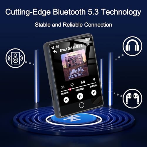 64GB Bluetooth MP3 Player with 2.8-Inch Touch Screen I86679