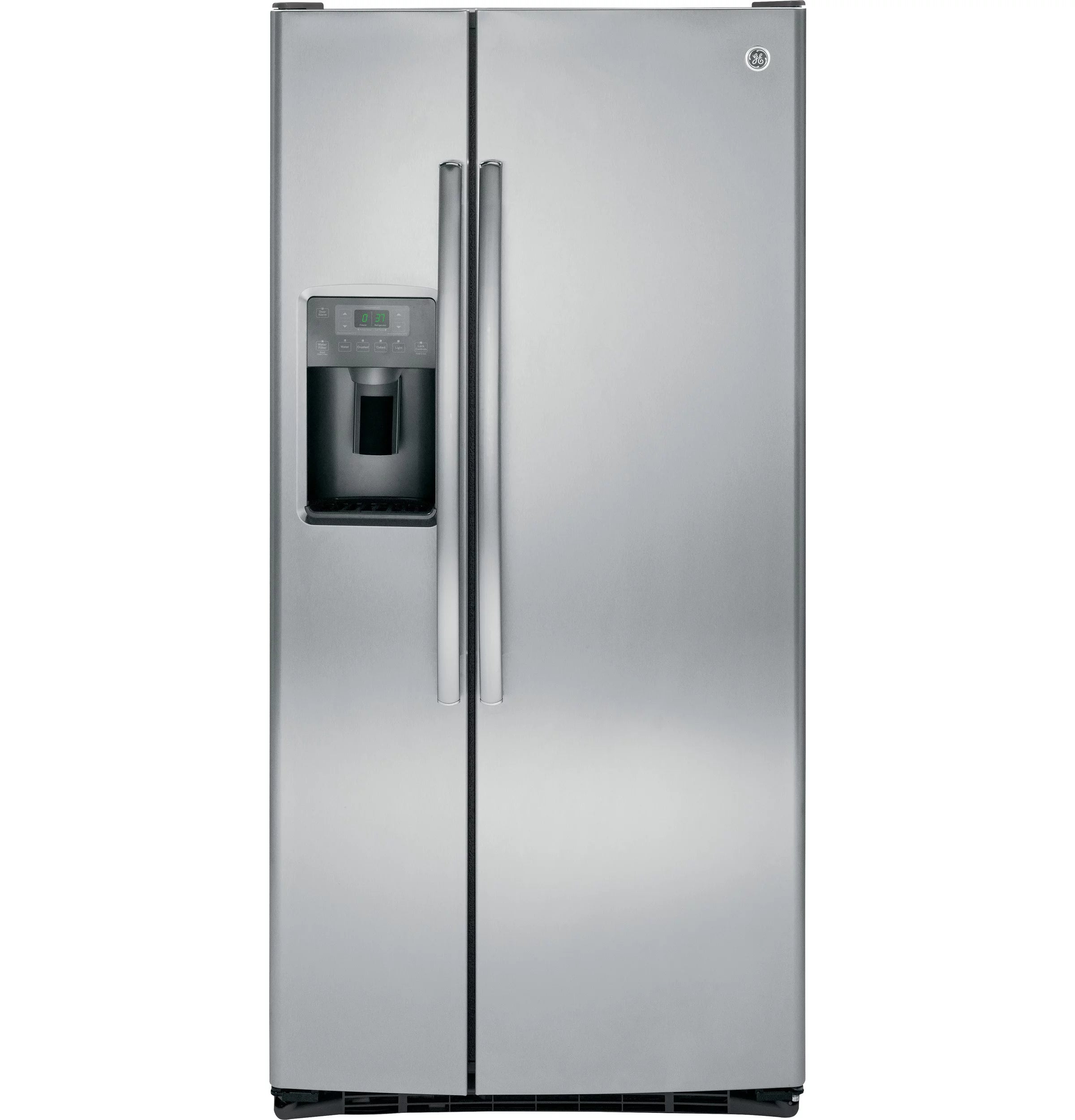GE Appliances GSS23GSKSS 33 Inch Side by Side Refrigerator Stainless Steel S906616