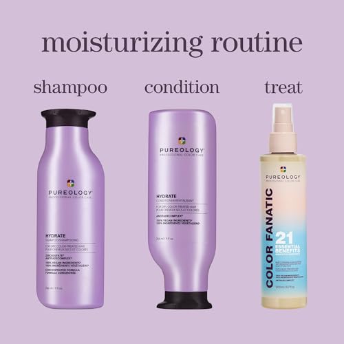 Pureology Hydrate Shampoo & Conditioner Set for Color Treated Hair, Sulfate-Free Y273