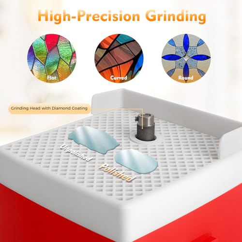 Mini Color Grinder Cordless Rechargeable Stained Glass Grinding Tool C9370