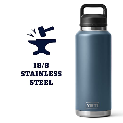 YETI Rambler 46 oz Bottle, Vacuum Insulated, Stainless Steel with Chug Cap P841780
