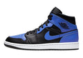 Men's Jordan 1 Mid "Royal" Black/Hyper Royal-White (554724 077) - 9
