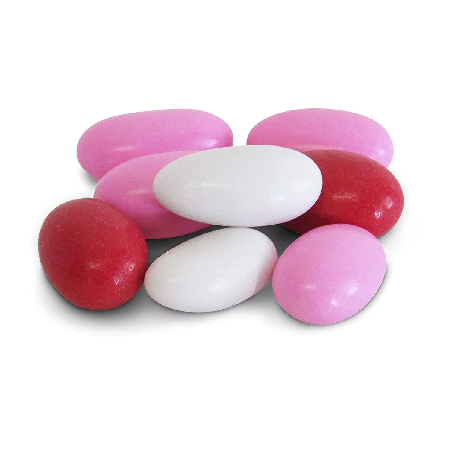 Red Pink & White Jordan Almonds Mix by It's Delish, 5 LBS Bulk Bag V82366