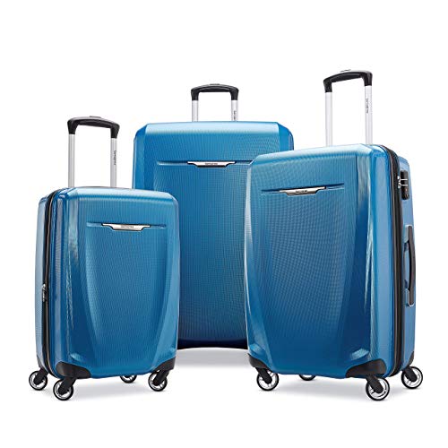 Samsonite Winfield 3 DLX Hardside Expandable Luggage, Silver, Carry-On 20-Inch F64293