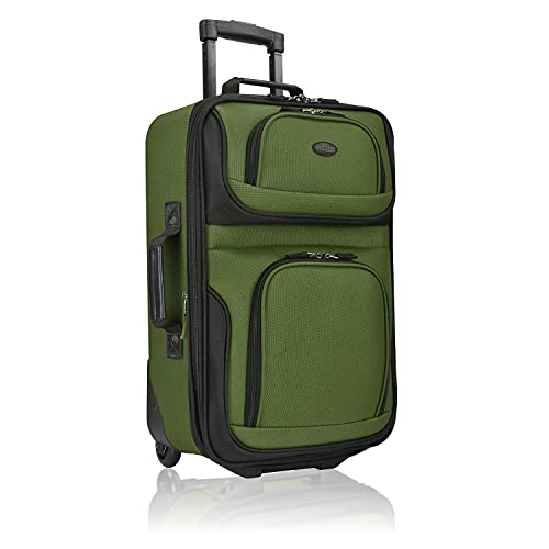 U.S. Traveler Rio Expandable Carry-on Luggage, Orange R95197