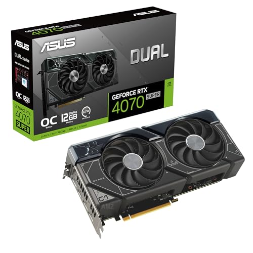 ASUS TUF Gaming GeForce RTX 4070 OC Edition Graphics Card, 12GB GDDR6X Z92270