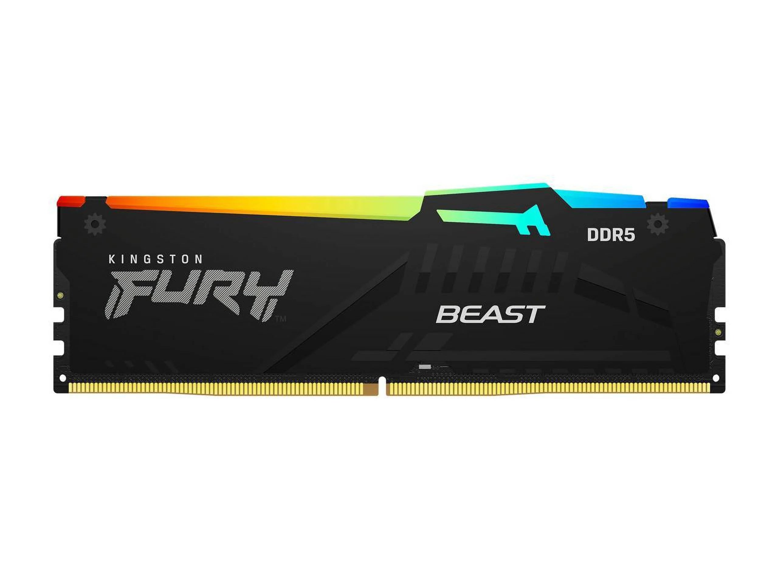 Kingston FURY Beast RGB 32GB (2 x 16GB) DDR5 6000 Desktop Memory W27660