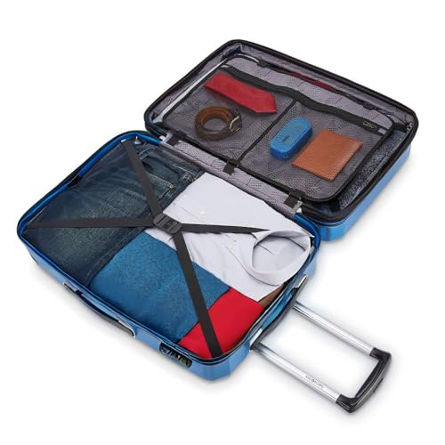 Samsonite Winfield 3 DLX Hardside Expandable Luggage, Silver, Carry-On 20-Inch F64293