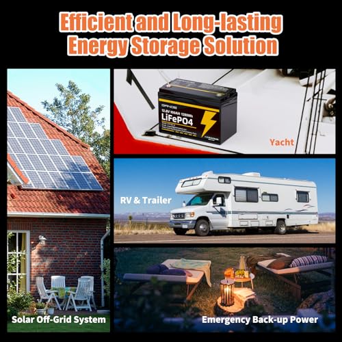 12V 100Ah LiFePO4 Battery Group 31 with Built-in 100A BMS G9732