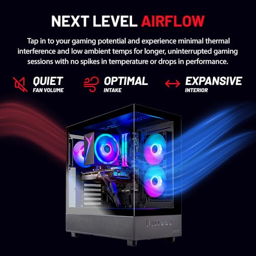 Skytech Gaming Azure 3 Desktop PC, Ryzen 5 9600X, RTX 5060 Ti 16GB, 1TB SSD, 16GB RAM, Win 11 Y163879