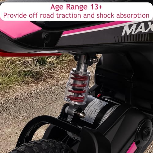 24V 350W Kids Electric Dirt Bike, 3-Speed, Off-Road Ride-On Motorcycle S465