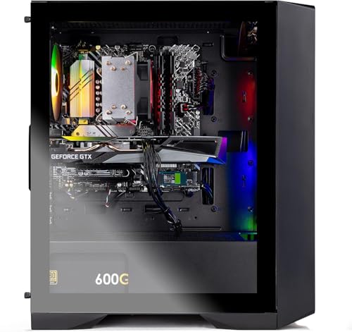 Skytech Nebula Gaming PC Desktop, Ryzen 5 5600, RTX 3050, 1TB SSD, 16GB RAM Q7363