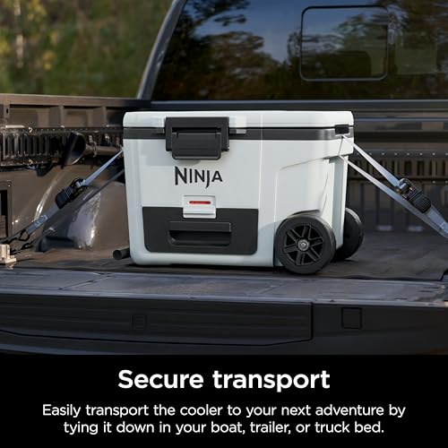 Ninja FrostVault 45QT Cooler with Wheels, Lakeshore Blue M1144