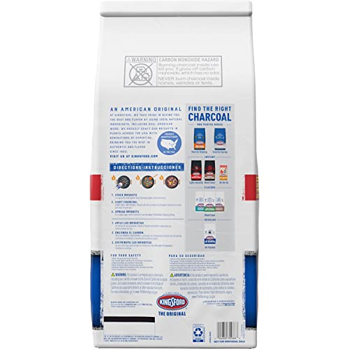 Kingsford Original Charcoal Briquettes, BBQ Grilling Charcoal, 12 lb (Pack of 2) D73793