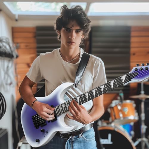 Ktaxon 39" Electric Guitar Starter Kit with 20W Amp, Matte Black H32428
