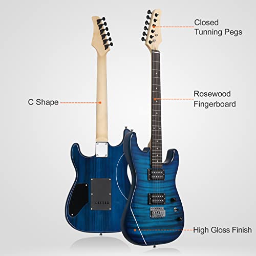 Ktaxon 39 Inch Electric Guitar Kit with 20W Amp, Bag, Strap, Cable, Accessories W1993