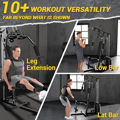 Home Gym Machine with 100LBS Weight Stack, Full Body Workout Station P32533