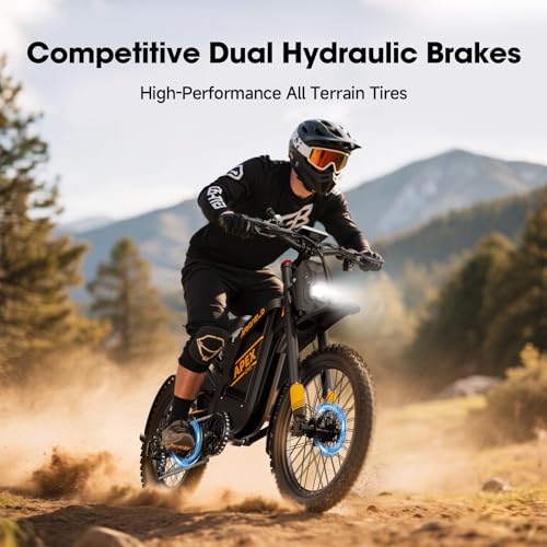 Electric Dirt Bike for Adults with 1440Wh Battery, 40 MPH, 80 Miles Range O56518