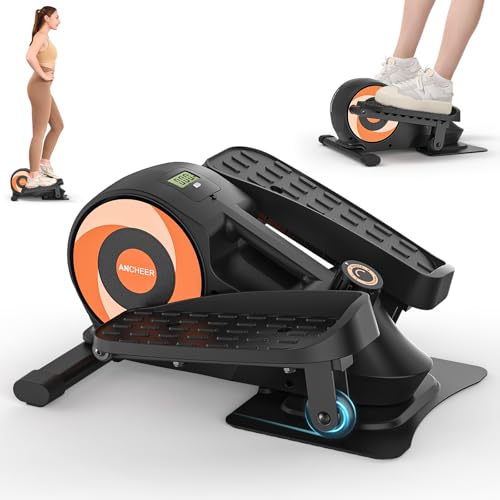 ANCHEER Under Desk Elliptical 2 in 1 Seated Standing Leg Exerciser for Home Office A71531