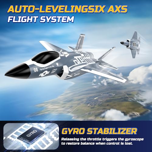 DEERC F35 4 Channel Brushless RC Plane EDF Fighter Jet for Adults A8717