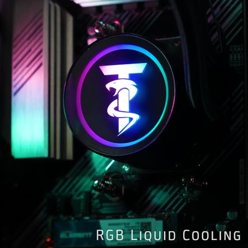 ViprTech Stryker 4.0 Liquid-Cooled Gaming PC, AMD Ryzen 7, RTX 4060, 32GB RAM, 1TB SSD, White N414