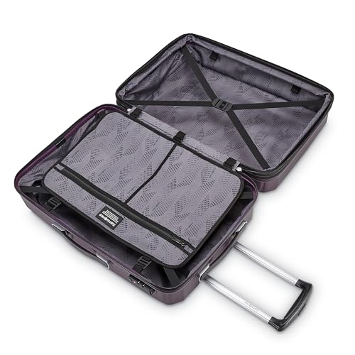 Samsonite Winfield 3 DLX Hardside Expandable Luggage, Silver, Carry-On 20-Inch F64293