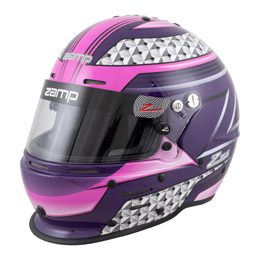 Zamp RZ-62 Aramid Mix SA2020 Helmet, Blue/Green, X-Large S7267