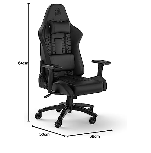 Corsair TC100 Relaxed Gaming Chair Fabric Gray Black A68468
