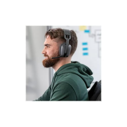 Logitech Zone Vibe 100 Wireless Over Ear Headset with Noise Canceling Microphone, Off White A852