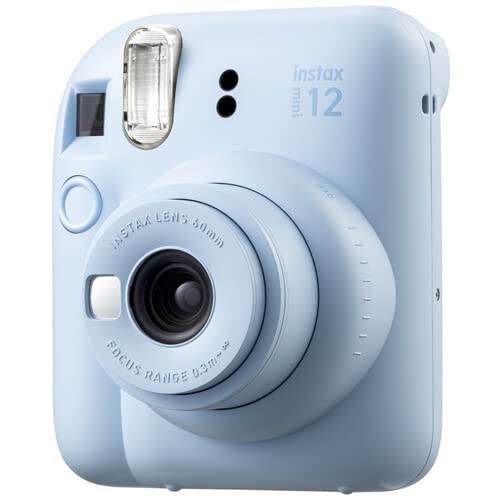 Fujifilm Instax Mini 12 Instant Camera Pastel Blue with 40 Sheets Film Bundle R3418