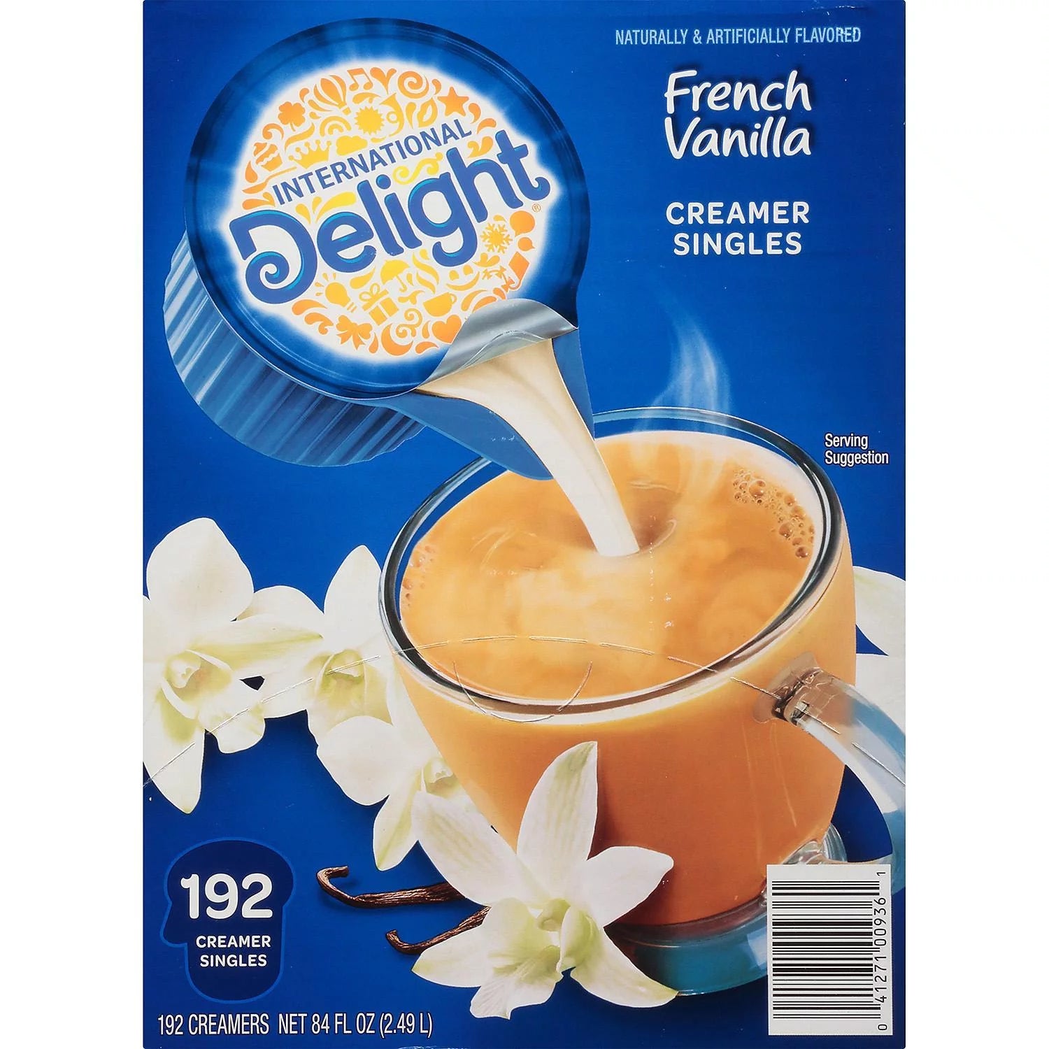 International Delight French Vanilla Creamer Liquid 192 Ct P11474