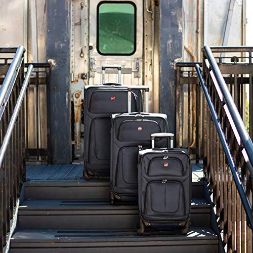 SwissGear Sion Softside Expandable Roller Luggage 3 Piece Set N784870