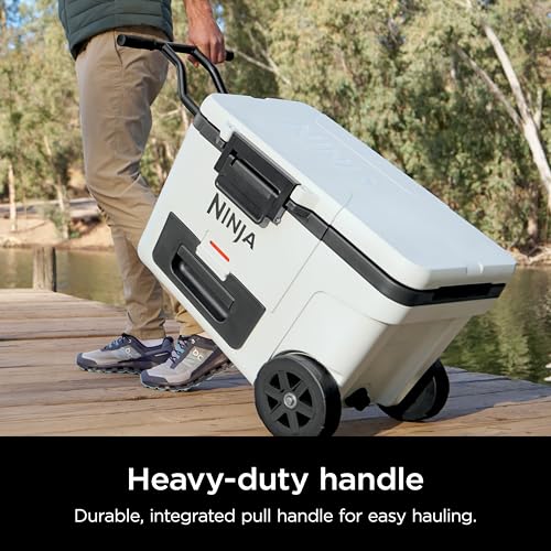 Ninja FrostVault 45QT Cooler with Wheels, Lakeshore Blue M1144