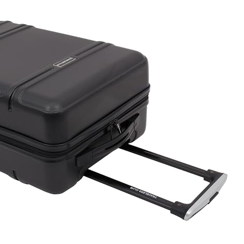 Travelers Club Skyline Spinner Luggage, Gray, 22-Inch Carry-On L8594