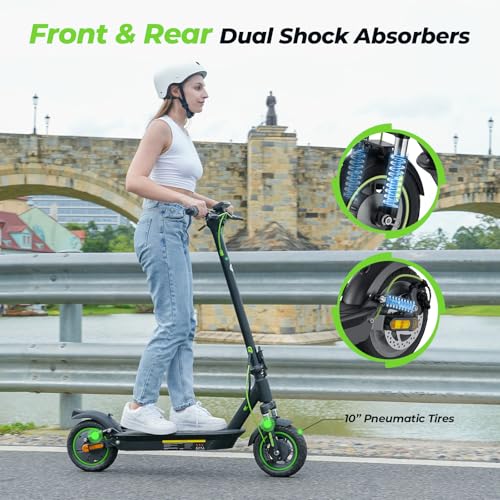 isinwheel Electric Scooter for Adults, 1000W Motor, 38 Miles Range, Folding U692374