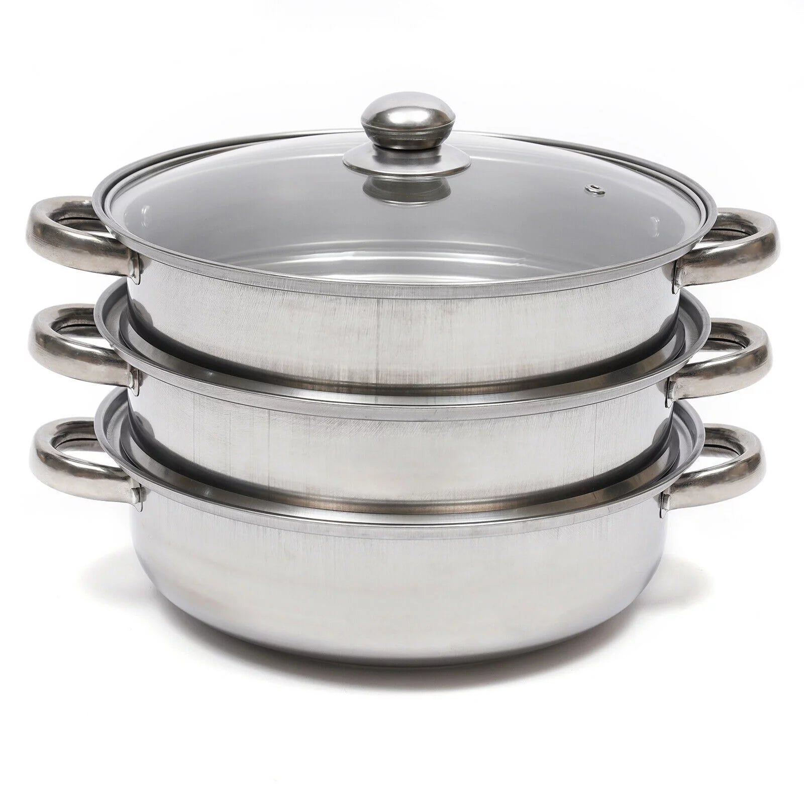 Fichiouy Chinese Steamer 3 Tier with Lid X83558