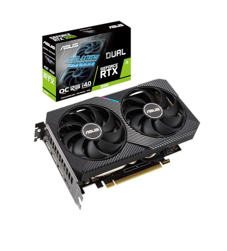ASUS GeForce Dual RTX 3060 Gaming Graphics Card 12GB GDDR6 A378140