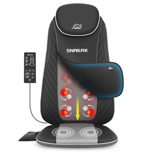 Snailax Shiatsu Massage Cushion with Heat for Home Office I743