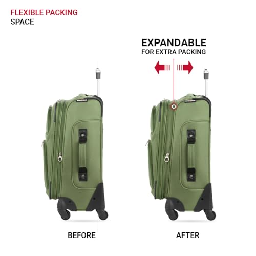 SwissGear Sion Softside Expandable Roller Luggage 3 Piece Set N784870