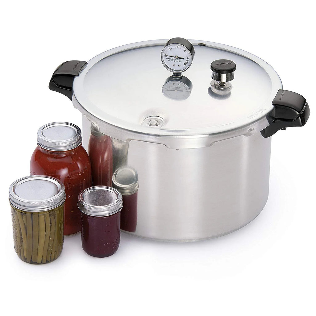 Presto 01755 16-Quart Aluminum Pressure Canner, Silver C401736