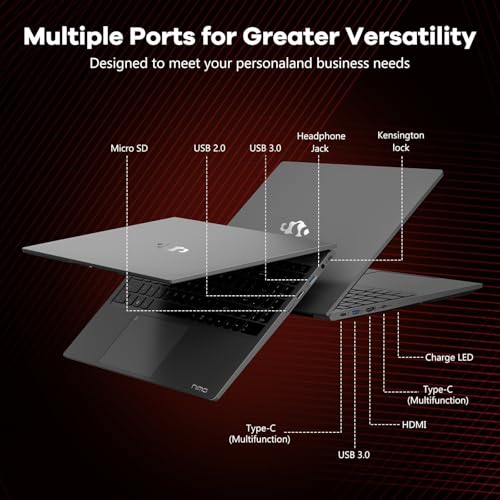 NIMO 15.6" FHD Gaming Laptop, AMD Ryzen 5, 32GB RAM 1TB SSD O691531