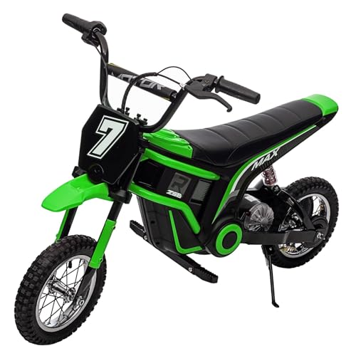 24V 350W Kids Electric Dirt Bike, 3-Speed, Off-Road Ride-On Motorcycle S465