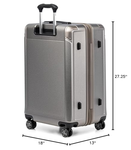 Travelpro Platinum Elite Hardside Expandable Carry-On Luggage, 8 Wheel Spinner, TSA Lock, 20-Inch X826544