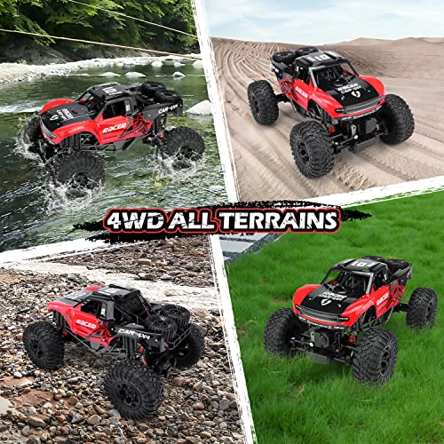 RC Trucks 4x4 Offroad Waterproof 1:12 Scale Amphibious Remote Control Car M6363