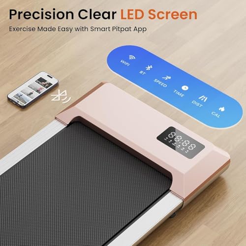 SupeRun Walking Pad, Under Desk Treadmill with Remote Control, 2.5 HP Y8357