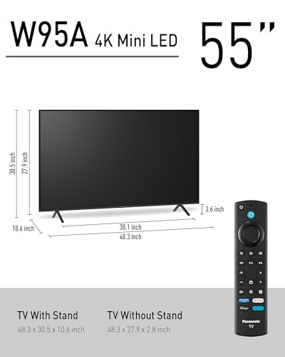 Panasonic W95 Series 65-inch Mini LED 4K Ultra HD Smart Fire TV C4716