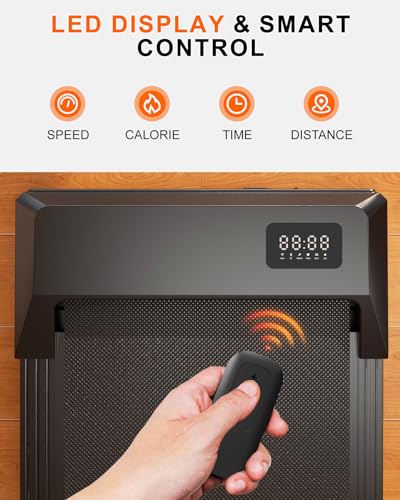 SupeRun Walking Pad, Under Desk Treadmill with Remote Control, 2.5 HP Y8357