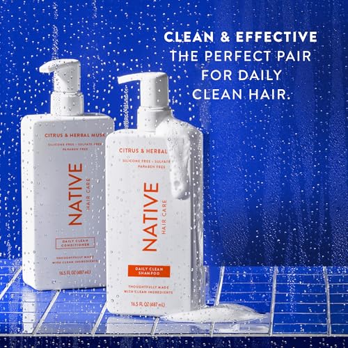 Native Shampoo and Conditioner, Sulfate & Dye Free, Almond & Shea Butter, 16.5 fl oz each (2 pack) B27204