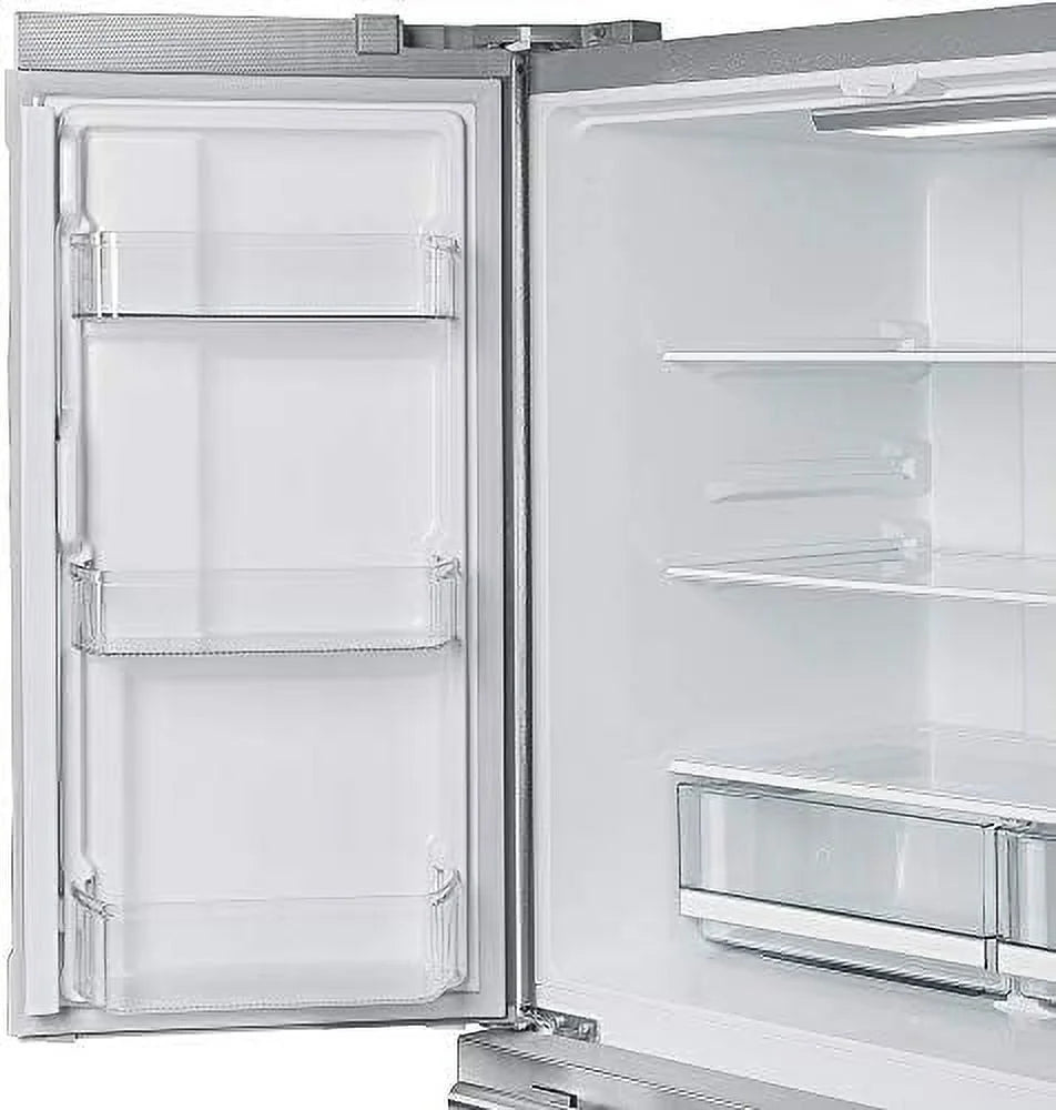 Salerno 36" Side by Side 20 Cu.Ft Stainless Steel Refrigerator with Ice Maker D68707