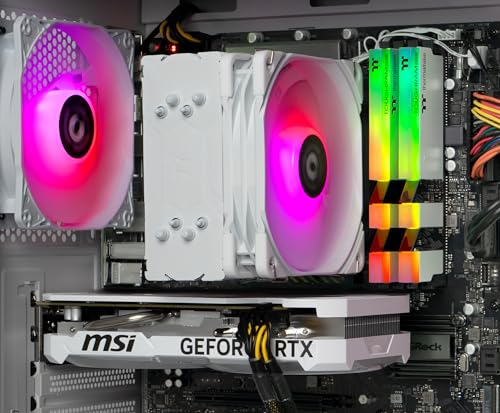 Thermaltake LCGS Quartz R66 Gaming Desktop, AMD Ryzen 5 5600, RX 6600, 1TB NVMe, Windows 11 K558